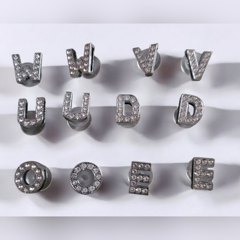 Alphabet Croc Charms